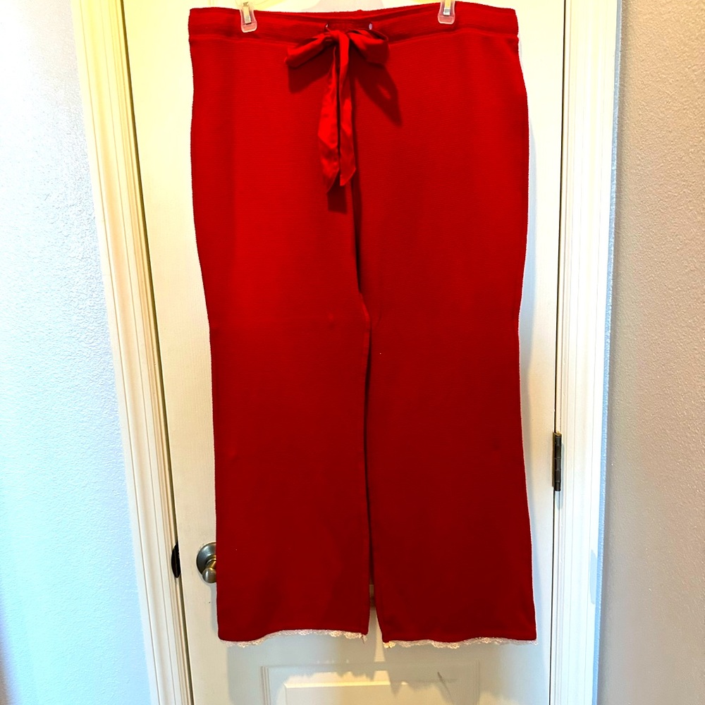 Sonoma, red, PJ pants
